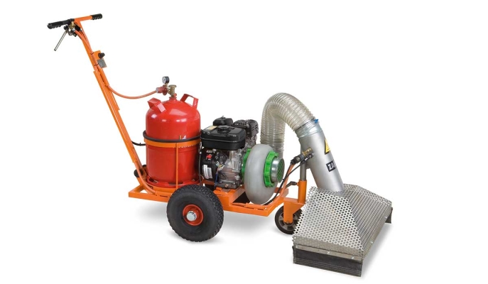 Weed burner with petrol engine Zacho UKB 625